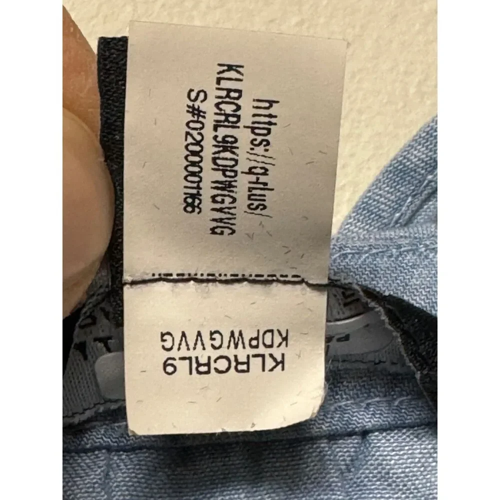 NWOT - Lauren Ralph Lauren Chambray Ruffle Keyhole Tie Front Midi Dress, Sz 2
